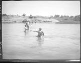 Crossing a river, African Safari