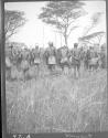 Dance of Lumbwa around speared buffalo, African Safari