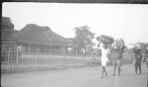 Village scene, African Safari