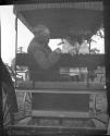 Walter Hubbell and girl in carriage, Oak Lodge Trip