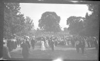 [Large group in park]