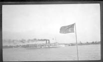 [Steamship "Kingston" on river]