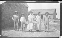 [Group portrait on farm]