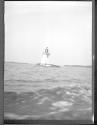 [Navigation light in river]