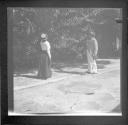 Man and woman in park