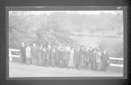 [Group portrait in park]