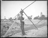 Man standing at work site