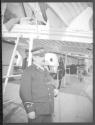 Man on deck of ship