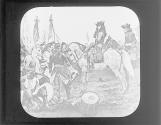 Marlborough visiting French prisoners at Oudenarde, 1708.