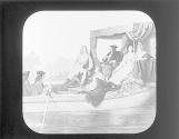 Handel and George III in Barge, 1755.