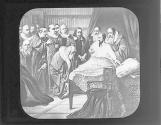 Calvin's last interview with Syndics of Geneva, 1556.