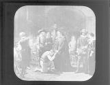 St Vincent de Paul visiting prisoners, 1616.