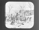 Napoleon at Brienne snowballing, 1785.