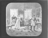 Napoleon and Queen Louisa at Tilsit, 1807.