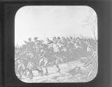 Napoleon's retreat from Waterloo, 1815.
