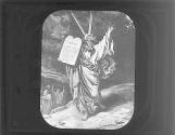 Moses descends from Sinai.