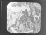 Christ preaching before the multitude.