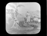 Jacob Waters the Flocks of Rachel. Glaize.