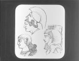 Head of Greek, Assyrian Egyptian