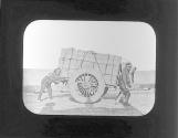 Japanese coolies with cart