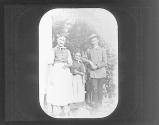 The Angel Gabriel of the Passion Play of 1890 and his family