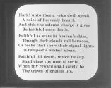 Hark, unto thee a voice doth speak.
