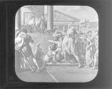 Icilius with Virginia before Appius-Le Barbier.