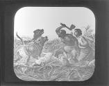Fugitive Slaves attacked by Dashounds. Ansdell.