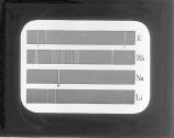 Spectra Of Potassium, Rubidium, Sodium, And Lithium
