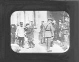 Mr Asquith at front visited by Gen. Joffre