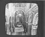 Interior of the Cathedral of Sienne. Interieur de la Cathedrale No.1 Sienne.