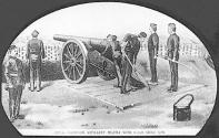 Royal Garrison Artillery Militia with 6-Inch Siege Gun.