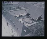 Geschlossene Hofanlage von oben