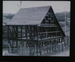 Fachwerkhaus im Bau. Woffelsbach/Monschau