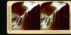 Niagara, Horseshoe falls, moonlight
