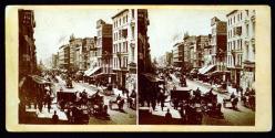 Broadway, from the Balcony of the Metropolitan, looking south - the St. Nicholas Hotel in the distance.