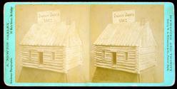 [Model of the 1812 Hamlet Scrantom log cabin on Buffalo St. at Powers Block, Rochester, New York]