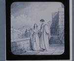 Ben Hur and Esther on the terrace