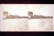 Looking towards Bowmans Residence from the Fox River Bridge....