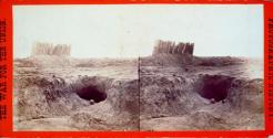 Fortifications and bomb-proofs, in front of Petersburgh, Va.