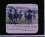 This remarkable photograph was snapped at a bend in the famous English Derby at Tattenham Corner....