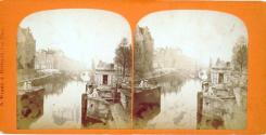 Amsterdam. Canal of the Princes, view from the Eenhoorsluis.