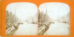 Amsterdam. The Singel, view from the Torrensluis