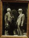 W. G. Stuber and George Eastman outside Eastman's home