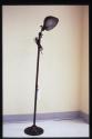 Electric metal floor lamp