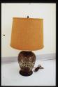 Ceramic Chinese-patterned electric lamp