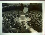 Ceremony unveiling George Eastman's Memorial