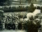 Ceremony unveiling George Eastman's Memorial
