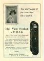 Kodak Advertisement for the Vest Pocket Kodak Camera