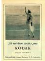 Advertisement for Autographic Kodak Camera